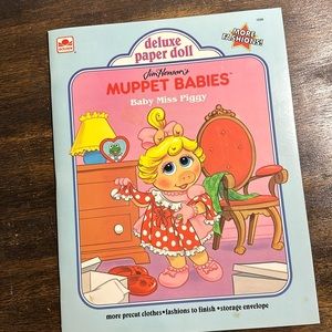 Jim Henson’s Muppet Babies Baby Miss Piggy Paper Doll Booklet